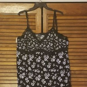 Black and White Tank Top 2X/3X